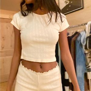 brandy melville keylette baby tee - one size